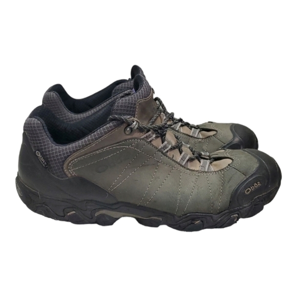 Oboz Mens Outdoor Hiking Leather Sneakers shoes sz 14